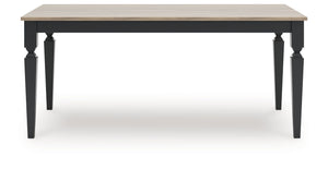 Brenkerton - Rectangular Dining Room Table - Grayish Brown / Black
