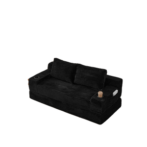70.8-Inch Corduroy Two-in-One Sofa Bed