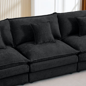 Modular Sectional Sofa - 102 Inch L Shaped Couch Set