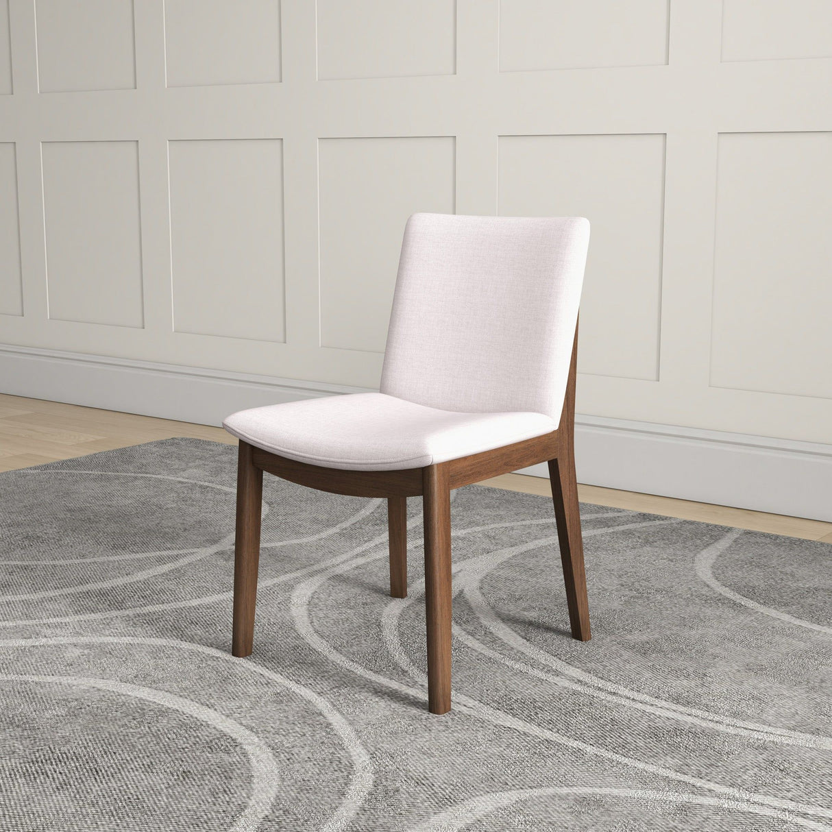 Laura - Mid-Century Modern Solid Wood Dining Chair (Set of 2)