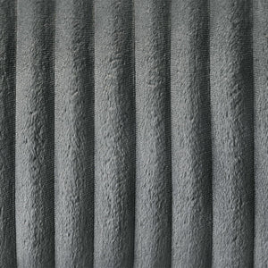 Lesley - Motion Sofa - Gray Corduroy & Velvet