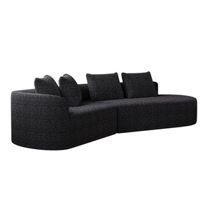 Upholstered Oversized Sectional Sofa - 4 Seater