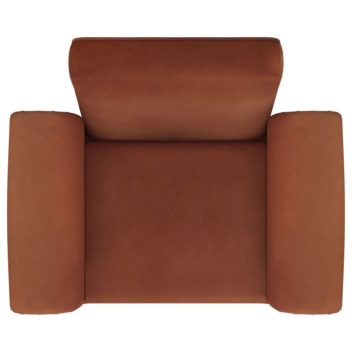 Whitney - Accent Armchair - Rusty Orange