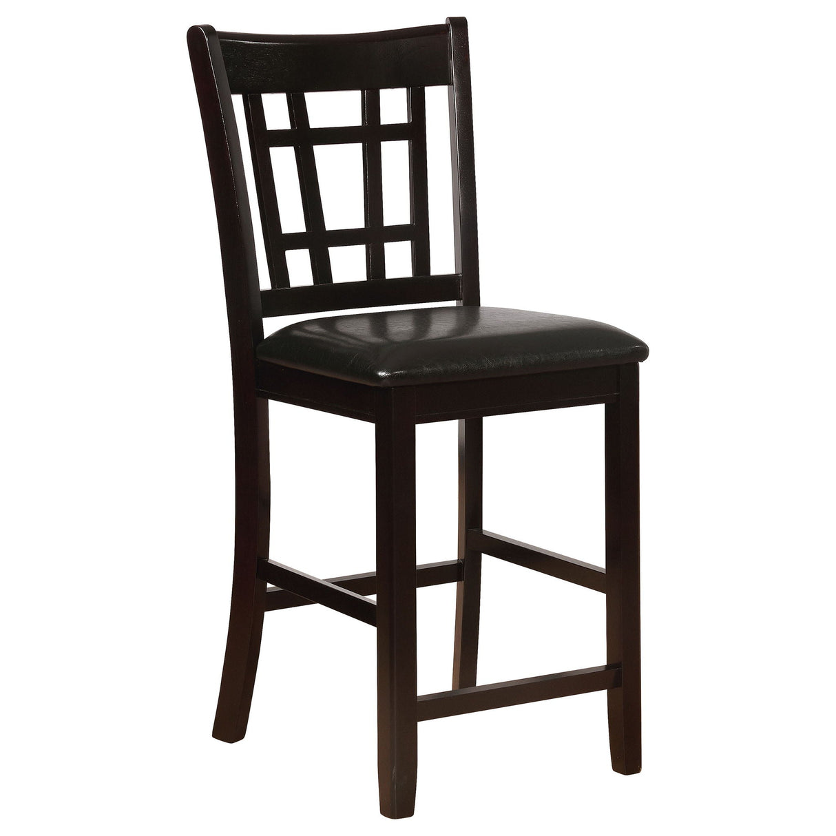 Lattice Back Counter Height Stools (Set of 2)