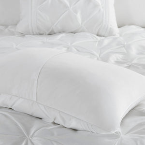 7 Piece Tufted Comforter Set White