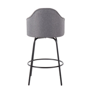 Ahoy - Contemporary Fixed Height Counter Stool (Set of 2)