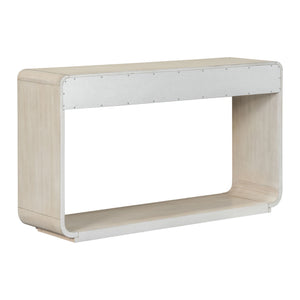 onsole Table With 3 Drawers And Display Shelf