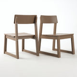 7-Piece HDPE Outdoor Dining Set for 6 – Antique Dark Oak