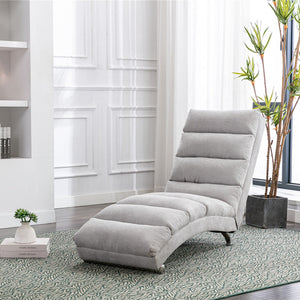 Massage Chaise Lounge Indoor With Remote Control, Ergonomic Electric Massage Lounger