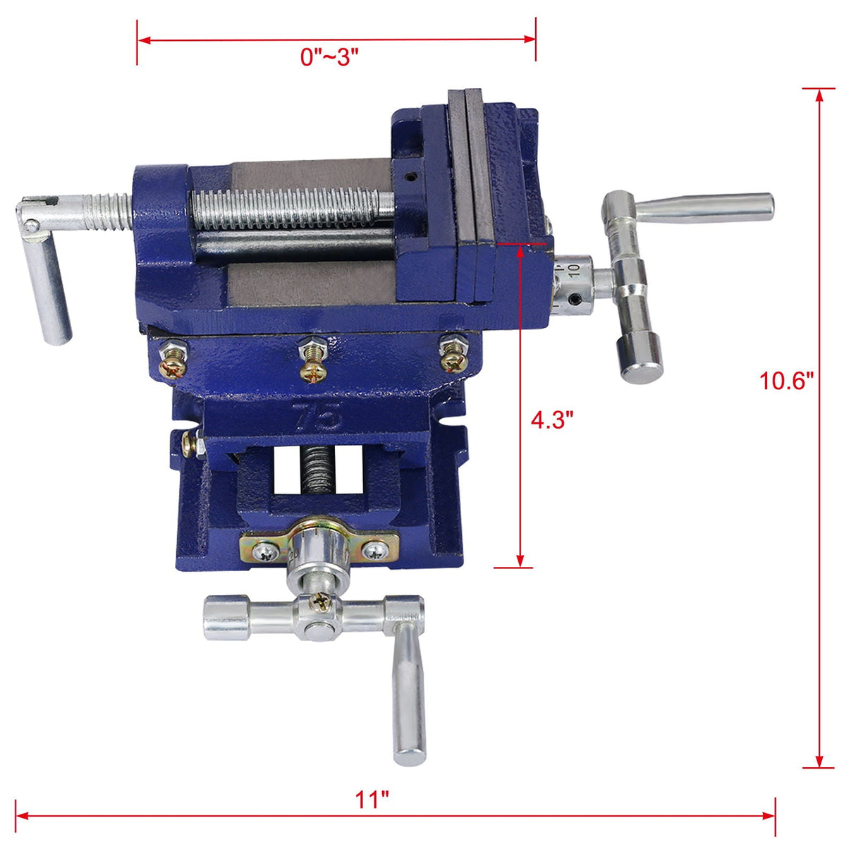 Industrial Quality Cross Slide Vise for Drill Press