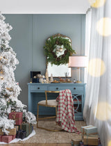 Decorative Hanging Glass Christmas Ball Ornaments - Set of 6