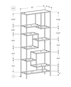 Bookshelf, Bookcase, Etagere, For Office, Contemporary & Modern