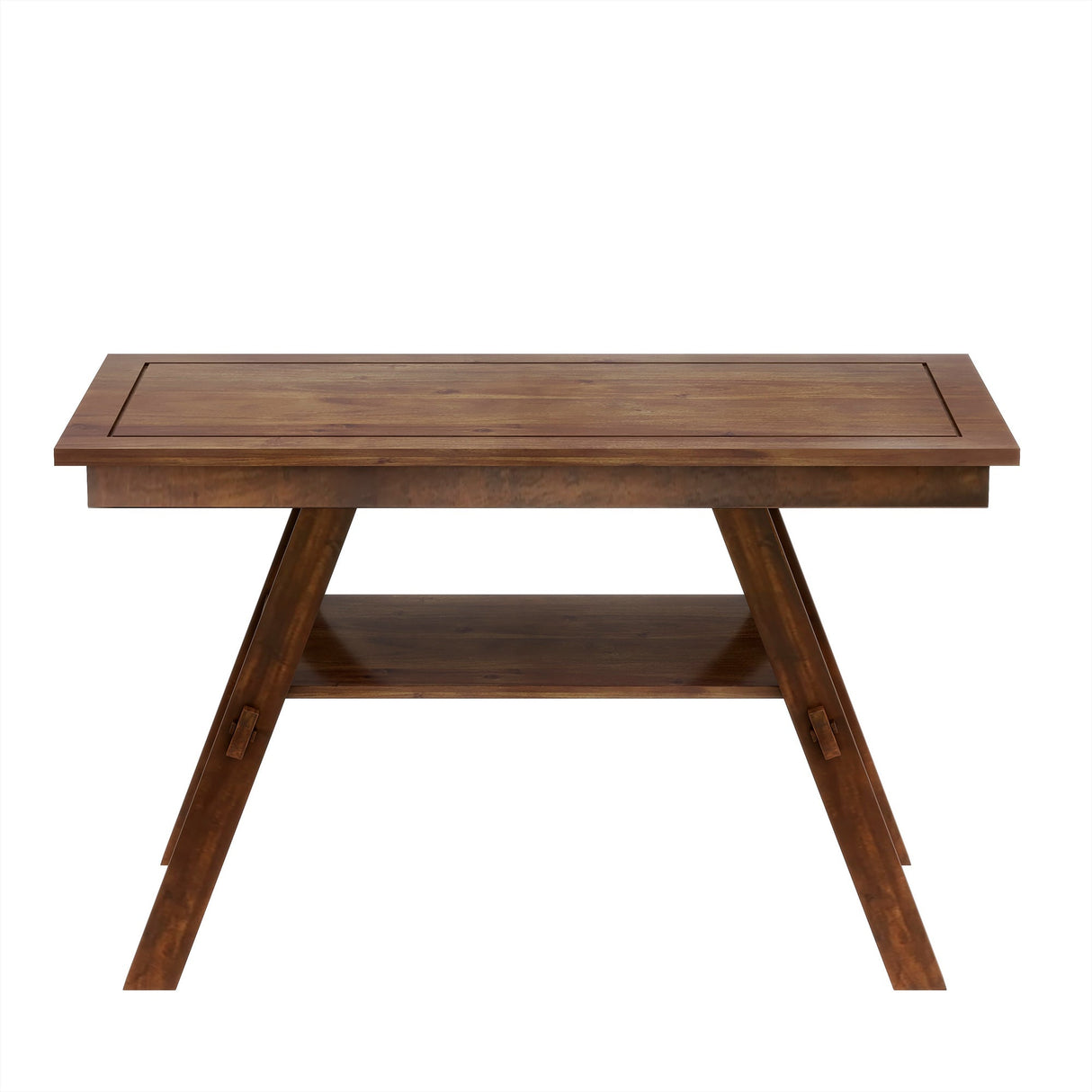 Charlie Walnut Farmhouse Counter Height 6-Piece Dining Set