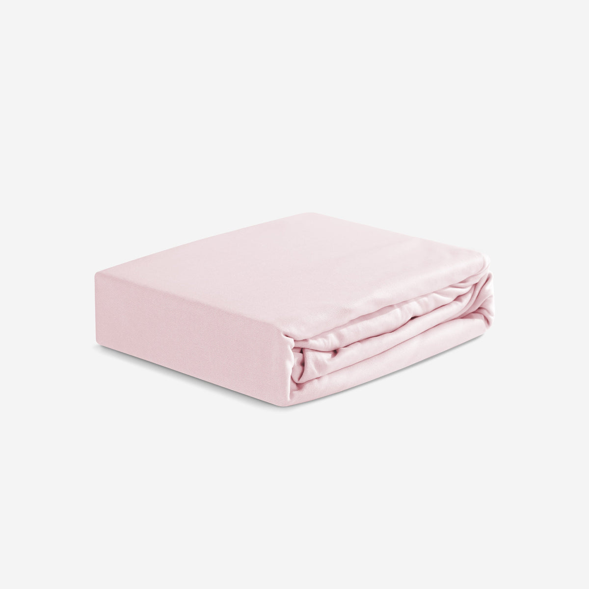 Hyper-Linen Crib Sheet with Powerband Fit - Light Pink