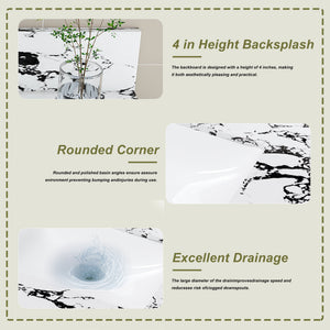 43"x22" Bathroom Vanity Top with Undermount Sink
