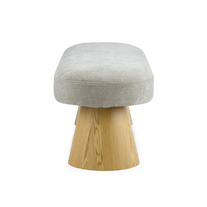 Upholstered Dining Bench - Oatmeal