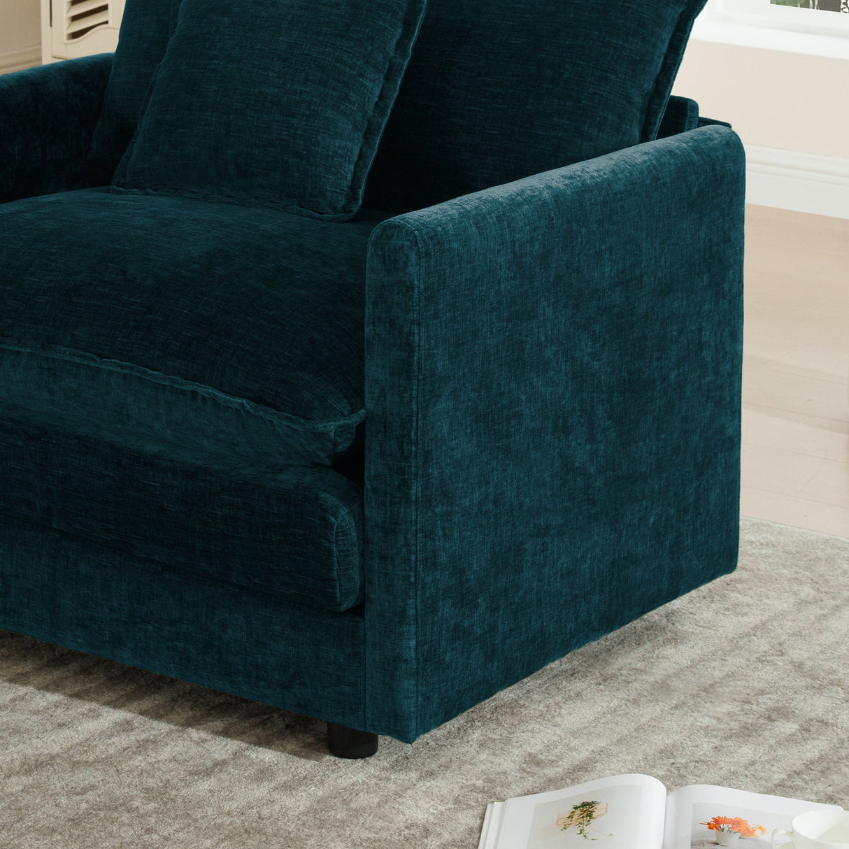 Comfort U Shaped Couch with Reversible Chaise