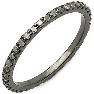 0.60 Carat Genuine TLB Diamond .925 Sterling Silver Ring
