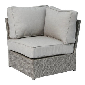 Comfortable Modern Patio Rattan Sectional Set With Cushions