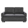 Convertible Sofa Bed Loveseat With Adjustable Backrest And USB Ports