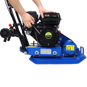 212cc Gas Vibration Plate Compactor with Built-in Wheel