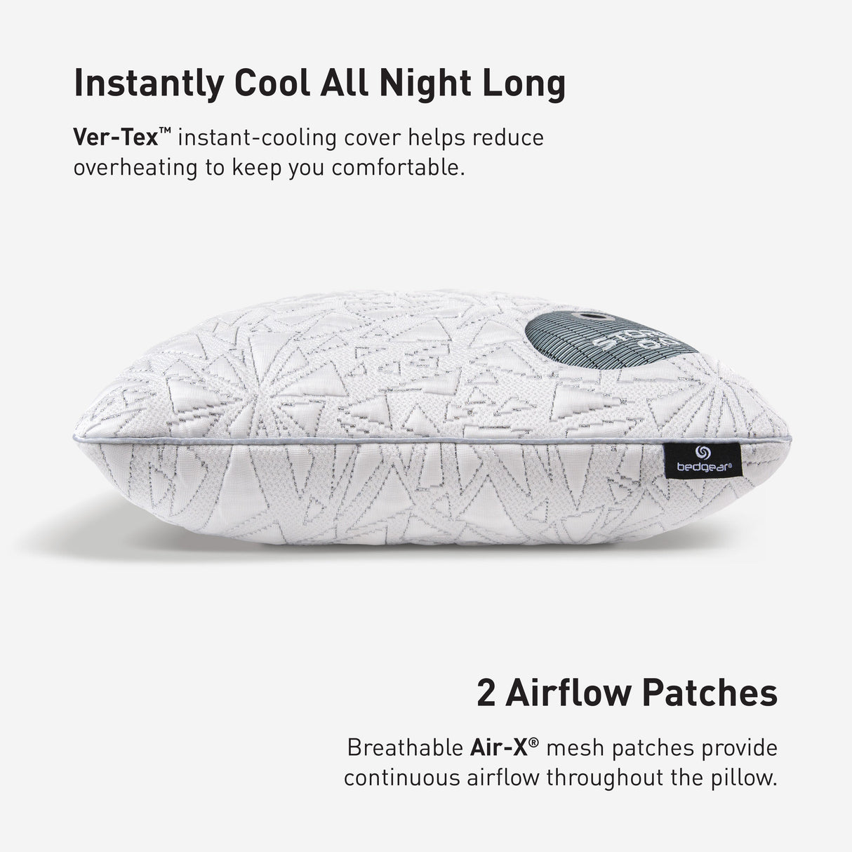 BedGear storm cooling performance pillow