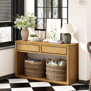 55' Console Table Natural