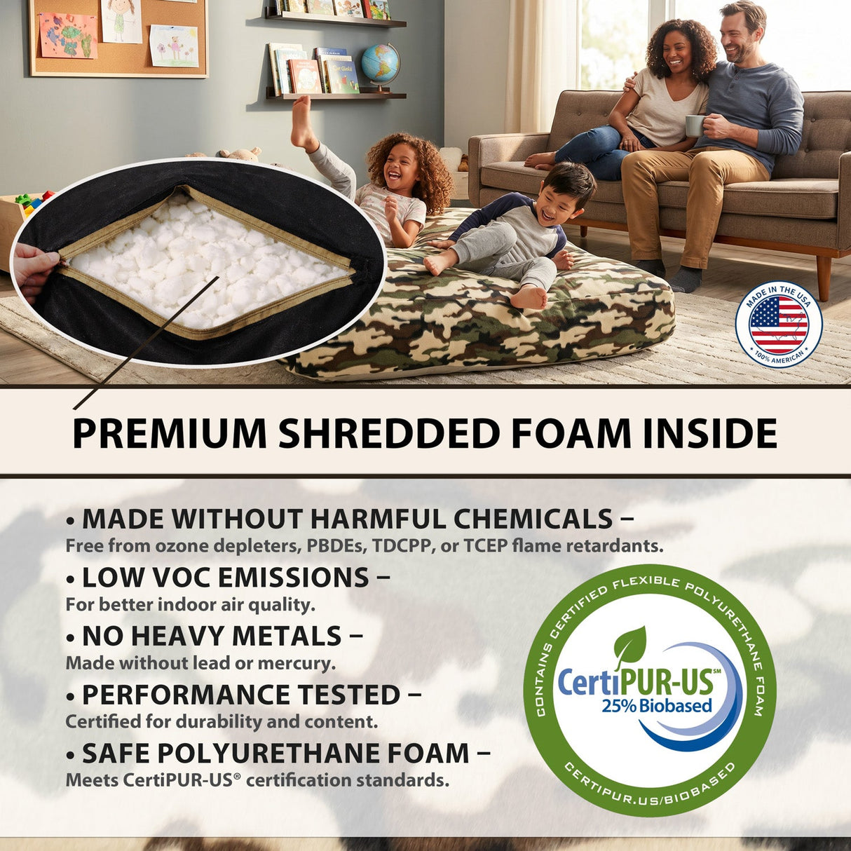 Sensory Crash Pad for Kids & Adults