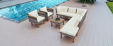 GO 9-Piece Patio Rattan Furniture Set