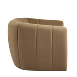 Modern Swivel Club Chair with Premium Velvet
