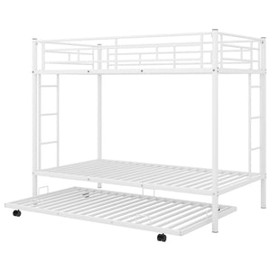 Twin Over Twin Bunk Bed With Trundle