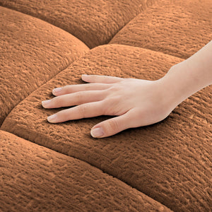 Ergonomic Single Seater Sofa With Ottoman, High Resilience Support Cushions