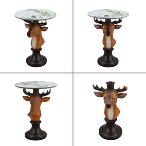 Deer Head Accent Table