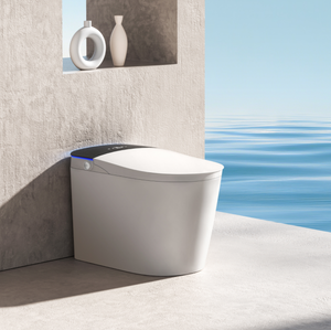 Fully intelligent toilet household fully automatic flip cover built-in foam shield zero water pressure flushing super swirl syphon toilet IPX4 waterproof