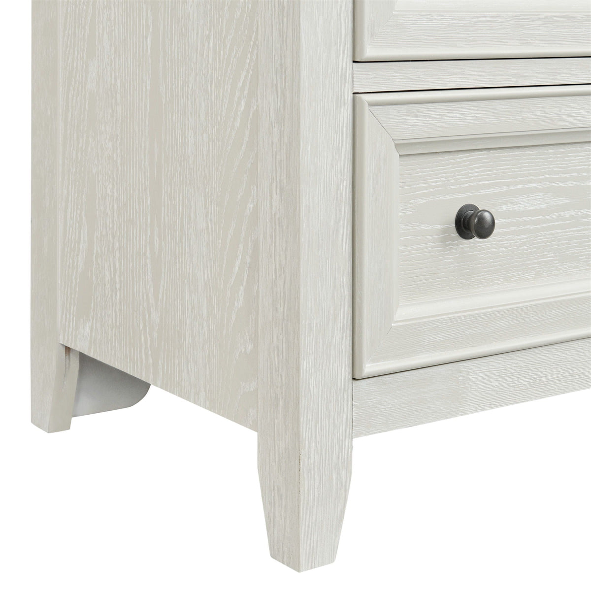 8 Drawer Dresser With Framed Fronts And Smooth Metal Glides