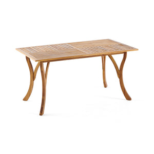 7 Piece Outdoor Acacia Wood Dining Set
