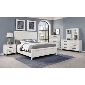 Inverness - 5 Drawer Bedroom Chest - White