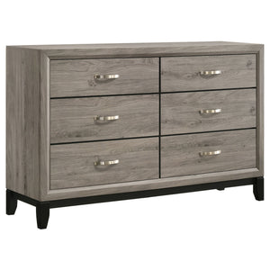 Watson Five-piece Full Bedroom Set Light Taupe