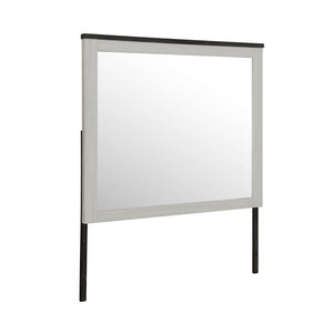 Avery - Mirror With Sleek Frame Large Scale Mirror For Dresser - Beige