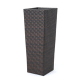 Rattan Flower Pot - Brown