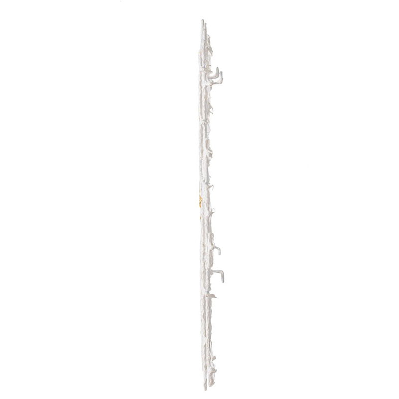 Iron Wall Decor - White / Gold