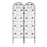Metal Garden Trellis Rustproof Trellis For Climbing Plant Outdoor Flower Support