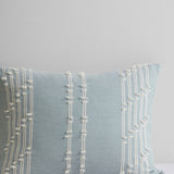 3 Piece Cotton Jacquard Comforter Set Aqua Full/Queen