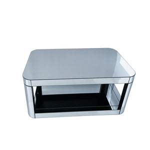 Baked Curved Mirror Coffee Table for Living Room