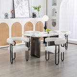 House hold contemporary designed upholstered accent/dining chair/barrel side chairs set of 2