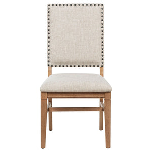 Middleton Upholstered Dining Side Chair Beige (Set of 2)