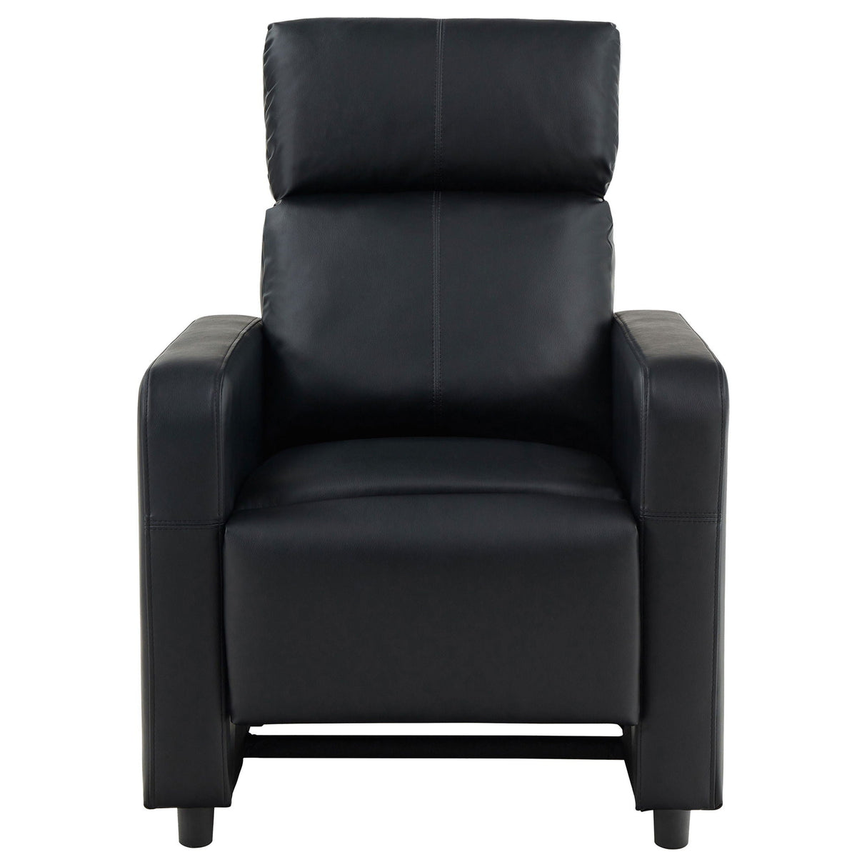 Warren - 4 Seater Home Theater With 3 Wedge Consoles - Black
