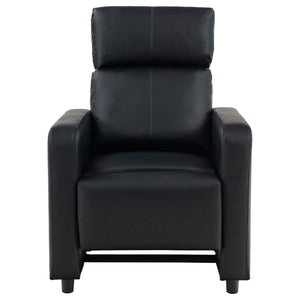 Warren - 4 Seater Home Theater With 3 Wedge Consoles - Black