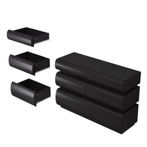 Minimalist Modern 6 Drawer Dresser, Handle Free Design With Wide Storage