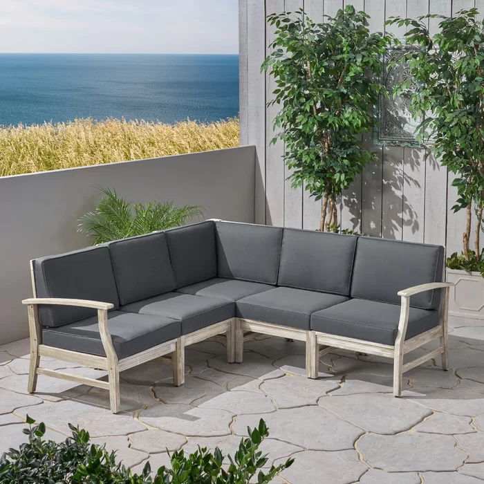 Perla - 5 Pieces Sofa Set